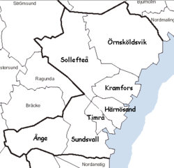 Municipal location map