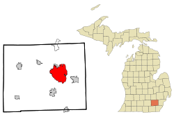 Ann Arbor is located in the eastern center of Washtenaw County in southeast region of the State of Michigan