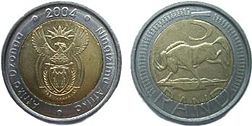 New 5 rand (2004)