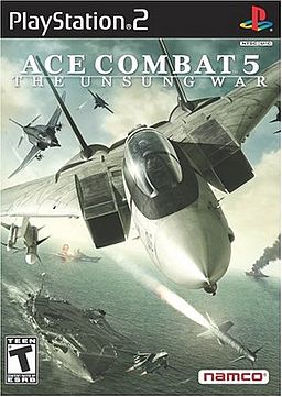 Ace Combat 5 US box art