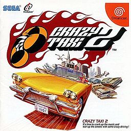 Crazy Taxi 2 cover art.