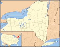 Location of Ogden Mills State Park in New York