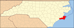 North Carolina Map Highlighting Carteret County.PNG