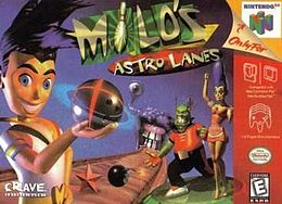 Cover box art for Milo's Astro Lanes
