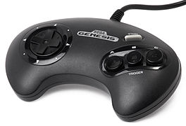 Original three-button Genesis controller