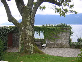 Corseaux - Lake Geneva as seen from the Le Corbusier's house