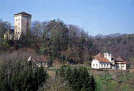 Les Clées - Les Clées castle above the village