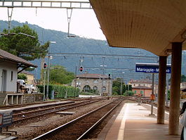 Melano - Melano village train station