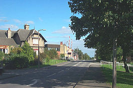 Norton, The level crossing and Old Station House. - geograph.org.uk - 234861.jpg