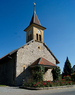 Oulens-sous-Echallens - Oulens-sous-Echallens village church