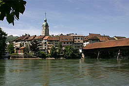 Olten - Old town with covered bridge