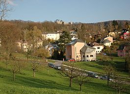 Dornach - Dornach with ruins of Dorneck Castle in the background