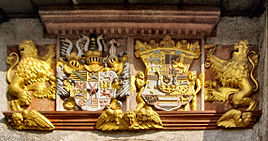 City coat of arms at Colditz Castle