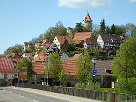 Möckmühl viewed from southeast