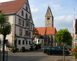Saint Martin parish church and town hall