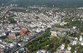 Aerial view of Wiesbaden