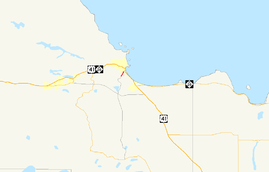 M-554 was a highway in Marquette, Michigan