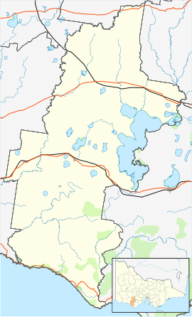 Derrinallum is located in Corangamite Shire