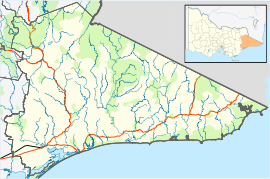 Orbost is located in Shire of East Gippsland