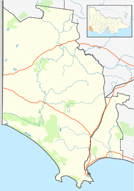 Condah is located in Shire of Glenelg