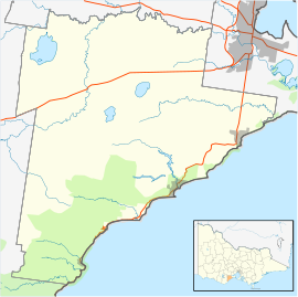 Deans Marsh is located in Surf Coast Shire