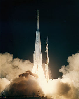 Launch of a Delta D with Intelsat I