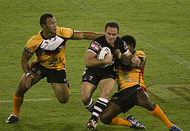 Lance hohaia running into the defence (rugby league).jpg