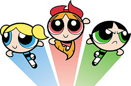 The Powerpuff Girls – Blossom, Bubbles, and Buttercup