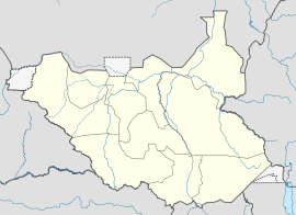 Mongalla is located in South Sudan