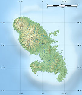 Mount Pelee is located in Martinique
