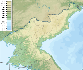 Baekdu Mountain is located in North Korea