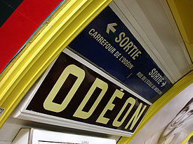 Metro de Paris - Ligne 4 - Odeon 03.jpg
