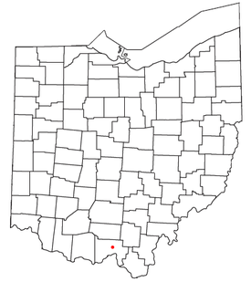 Location of Clarktown, Ohio
