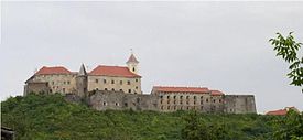 The Palanok Castle in Mukachevo.