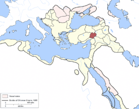 Location of Dulkadir Eyalet