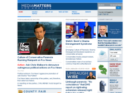 Media Matters Home Page