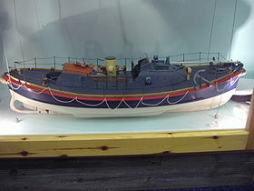 Model of the Lifeboat Henry Blogg Henry Blogg museum in Cromer.JPG