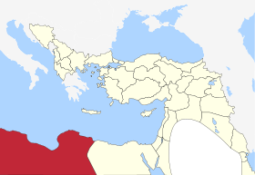 Location of Kingdom of Tripoli