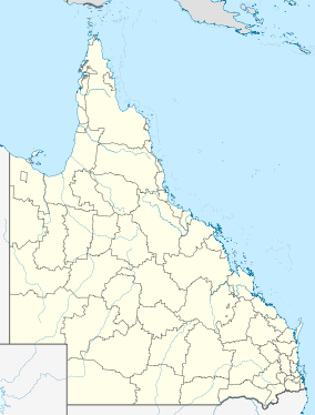 Map showing the location of Moorrinya National Park