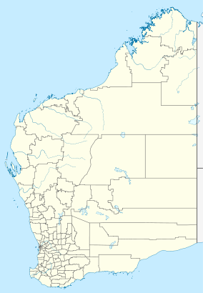 Map showing the location of Yanchep National Park