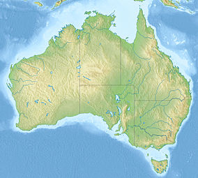 Map showing the location of South East Forest National Park