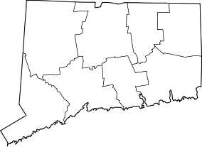 Map showing the location of Mohawk State Forest