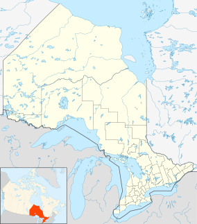 Map showing the location of Cold Creek Conservation Area