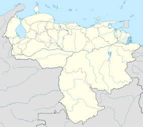 Map showing the location of Cueva del Guácharo National Park