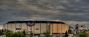 North face of Rexall Place.