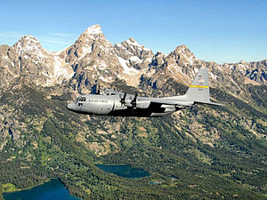 153d Airlift Wing C-130 over the Rockies.jpg