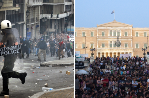 2010-2011 Greek protests collage.png