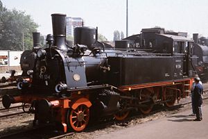 DR 91 134 in Potsdam (1993)