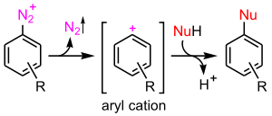 Aromatic SN1mechanism