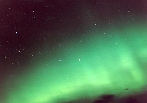 Picture of the aurora australis